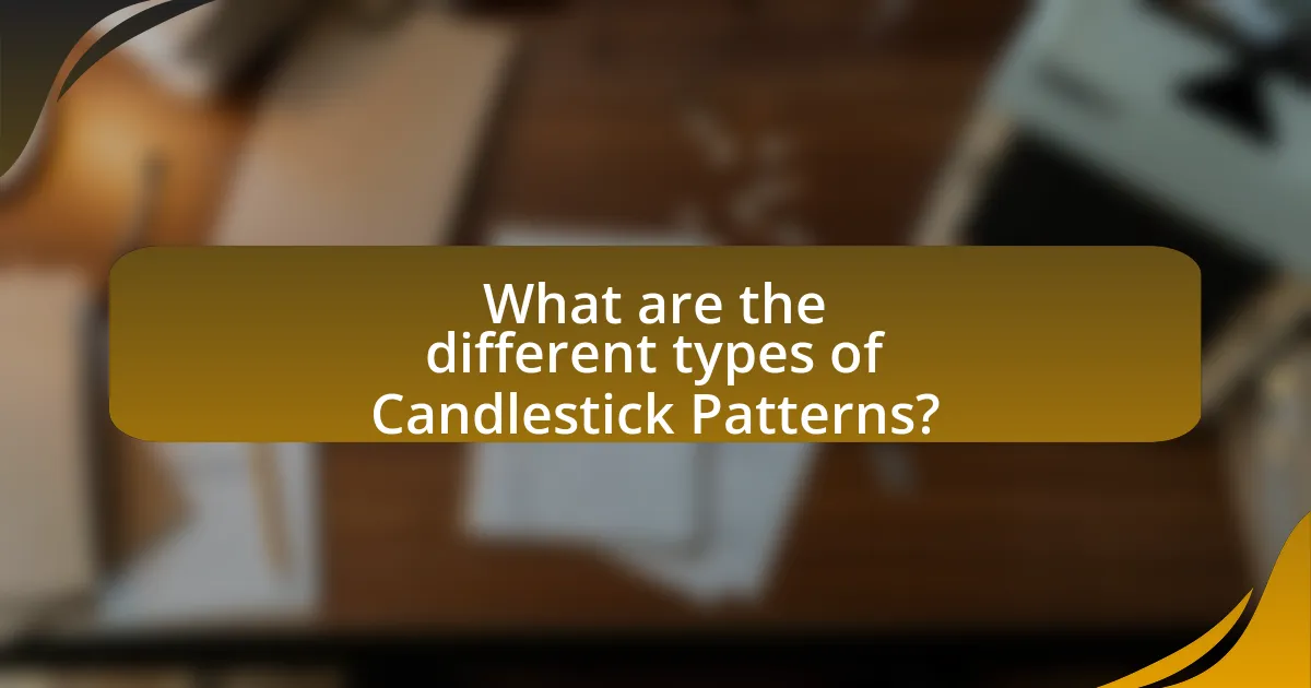 What are the different types of Candlestick Patterns?