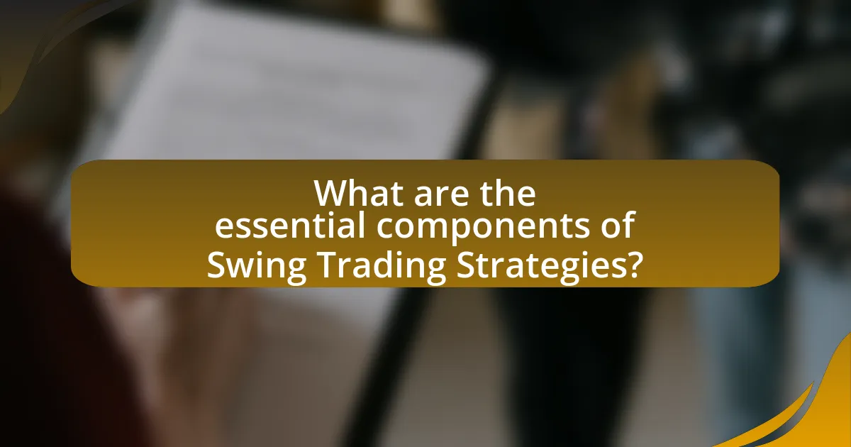 What are the essential components of Swing Trading Strategies?